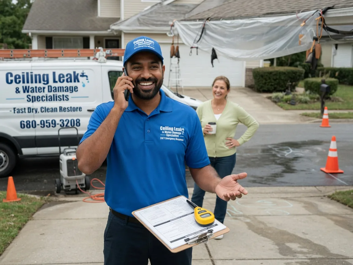 Ceiling Leak Cleanup Bingen, WA FAQs